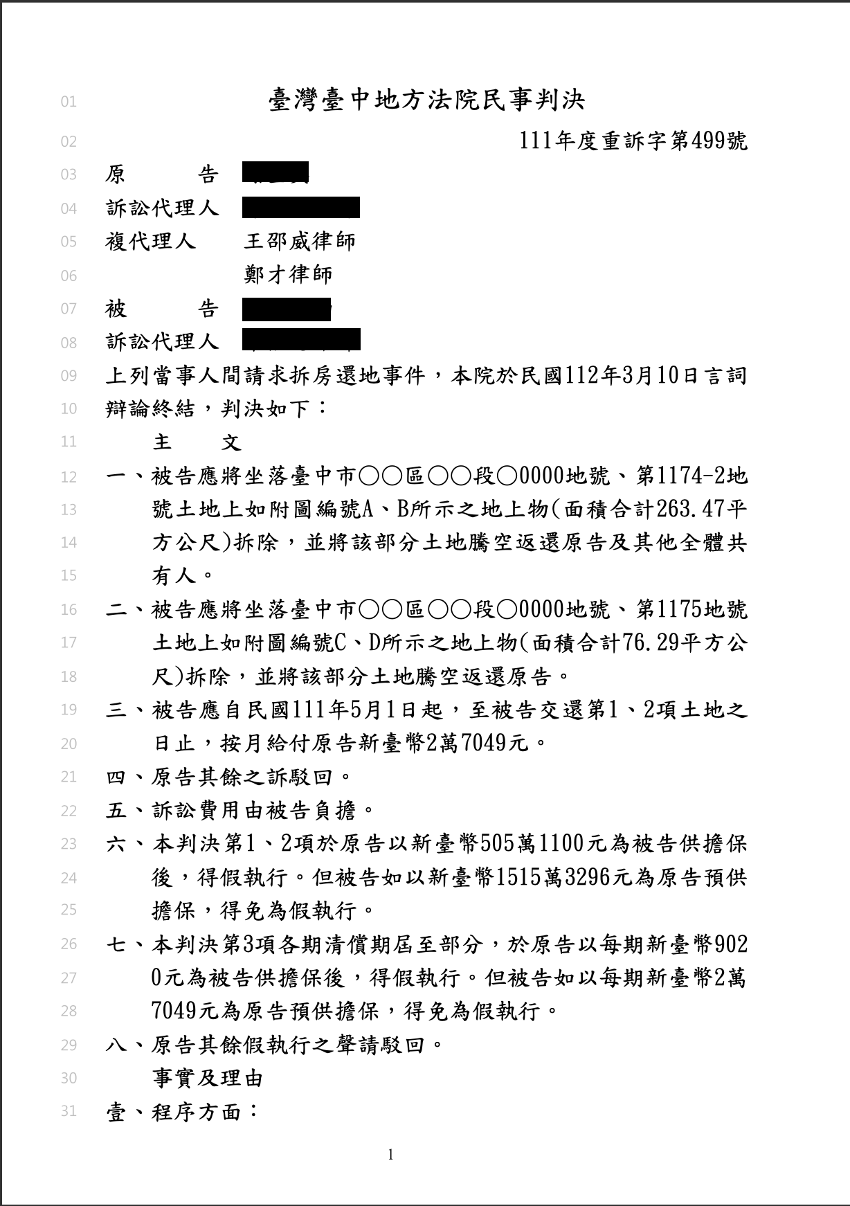 免費法律諮詢案例-2025/07/04、遺產土地遭親戚佔用判拆屋還地、王邵威律師